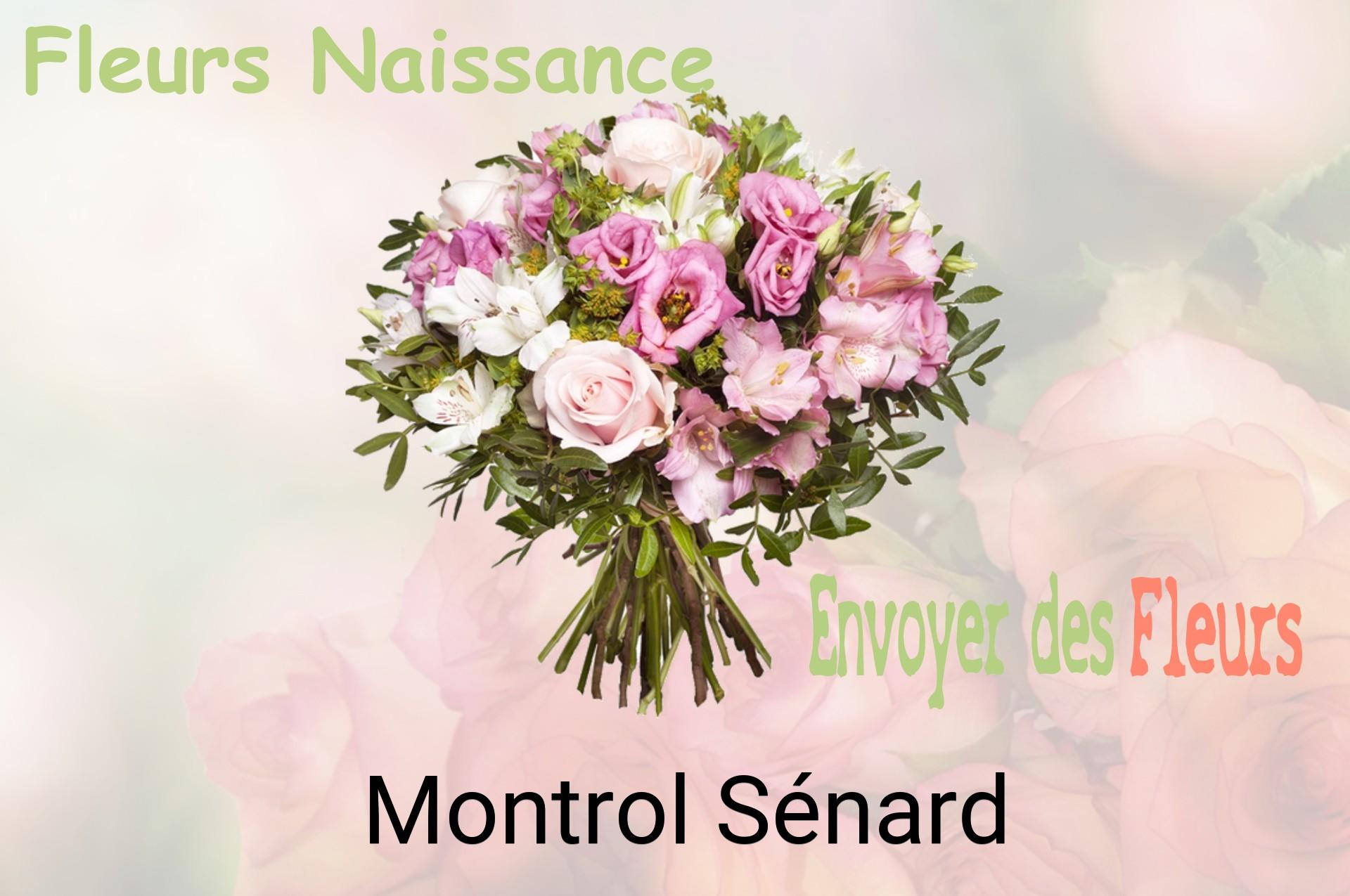Bouquet de fleurs de naissance livré à Montrol-Sénard